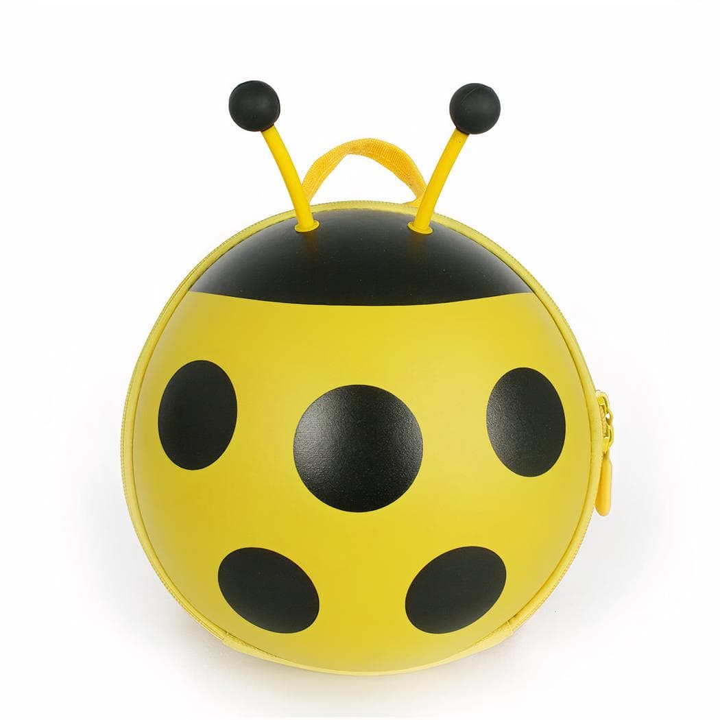 Mini sac à dos en forme de coccinelle - jaune