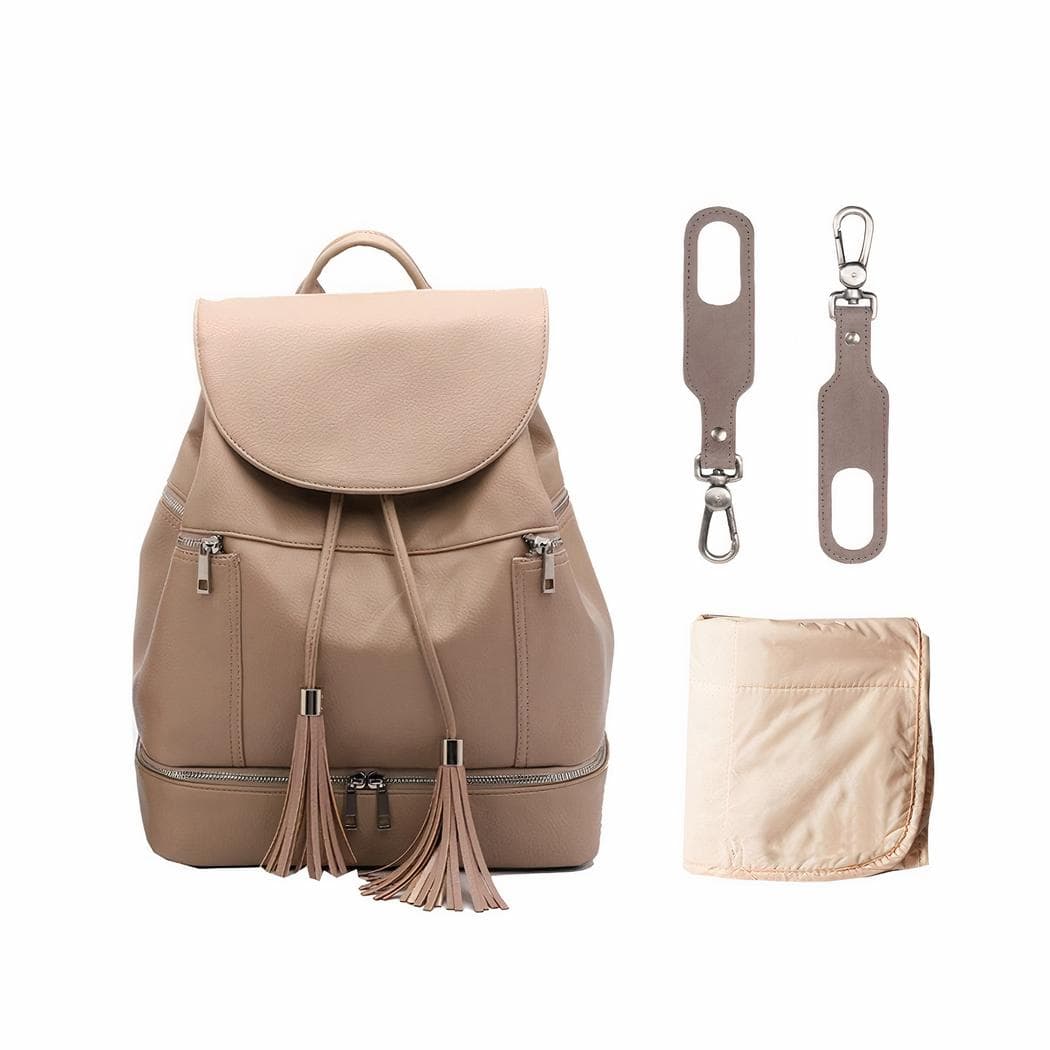 Petit sac à dos à langer pratique - rose