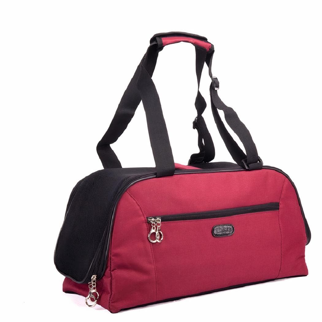 Sac moderne de voyage pour animaux de compagnie - rouge,s