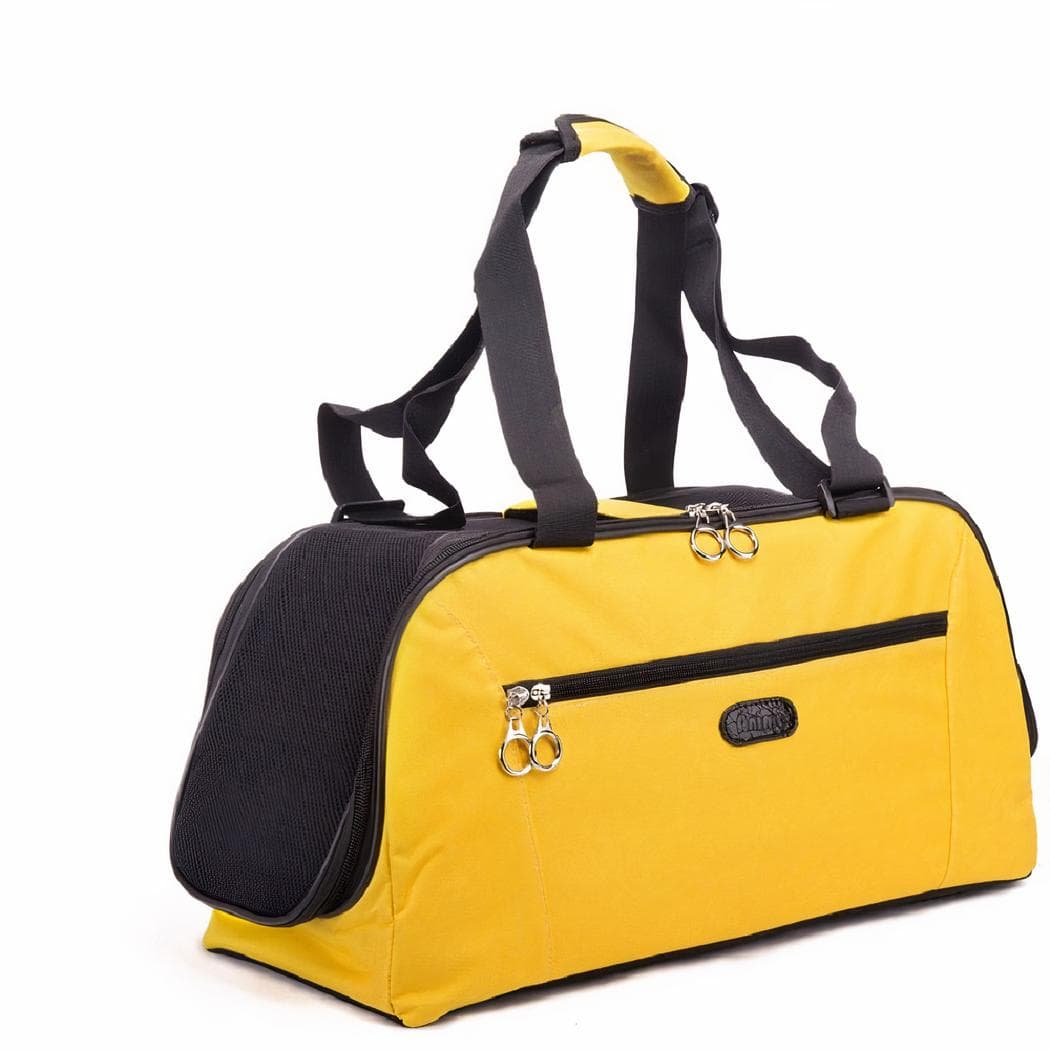 Sac moderne de voyage pour animaux de compagnie - jaune,m