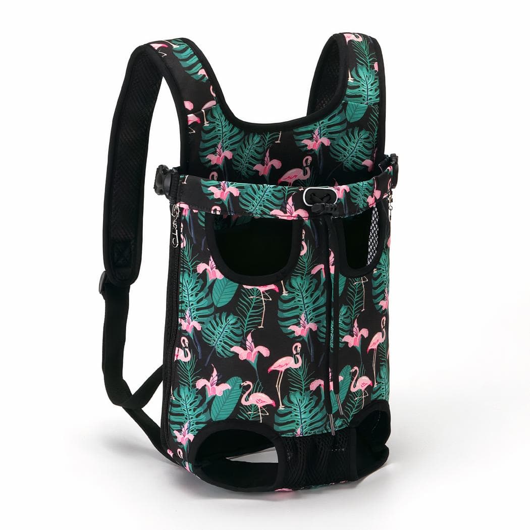 Sac de transport pour animaux de compagnie (torse ou dos) - vert,s