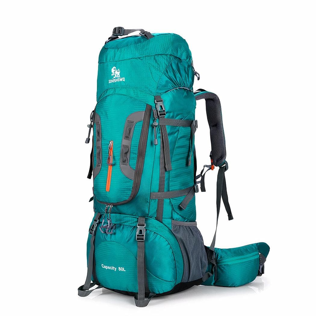 Grand sac à dos de randonnée ultraléger en nylon - vert