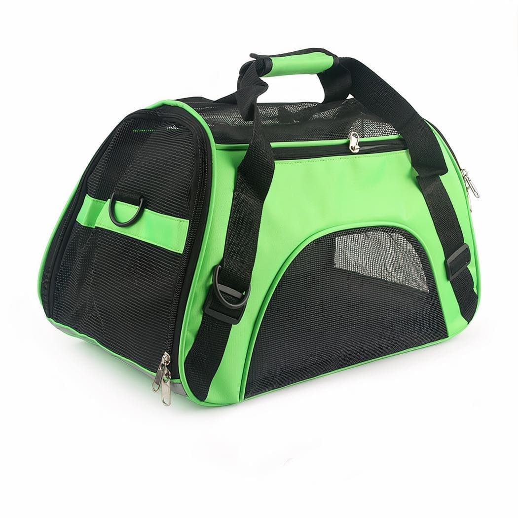 Sac à main de transport pour animaux de compagnie - vert,s