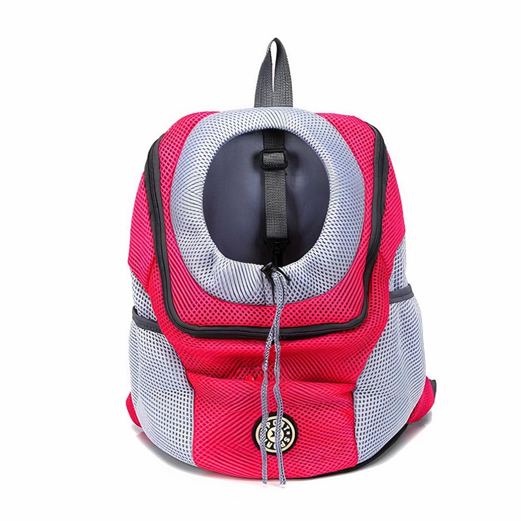 Sac à dos de transport pour petits chats et chiens - rose,s