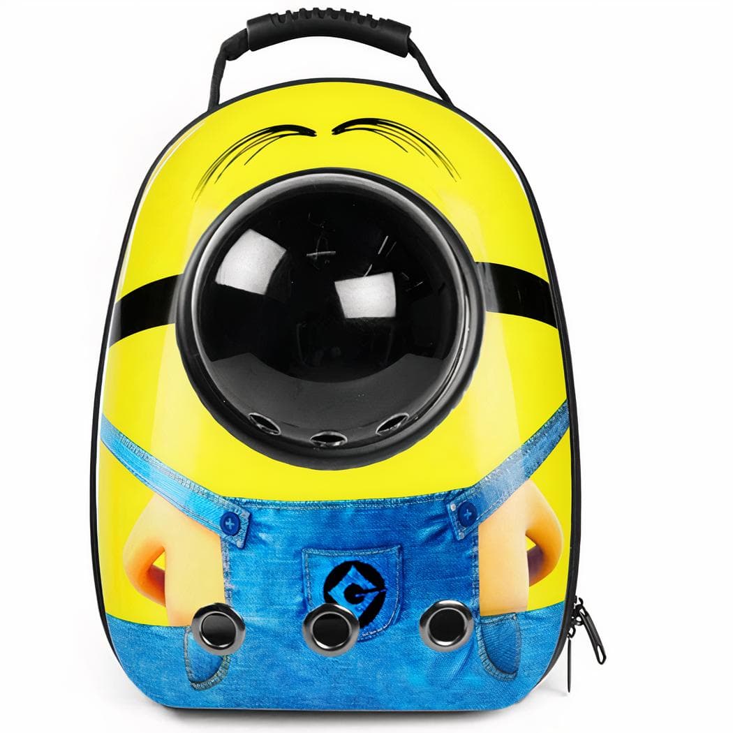 Sac design pour le transport de petits animaux - jaune