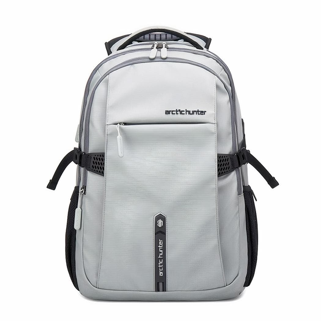 Sac à dos voyage avec verrou antivol - gris