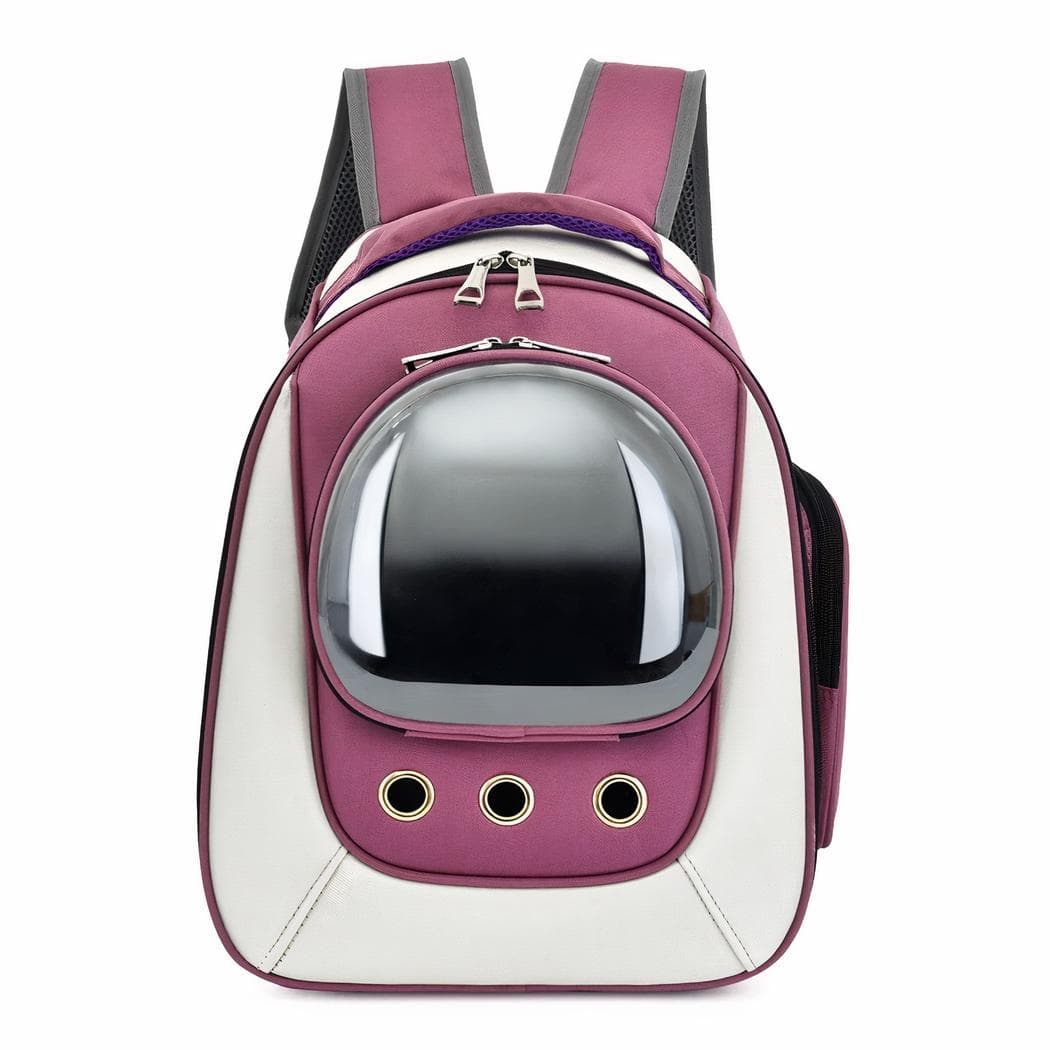 Sac à dos imperméable pour chat et petit chien - rose