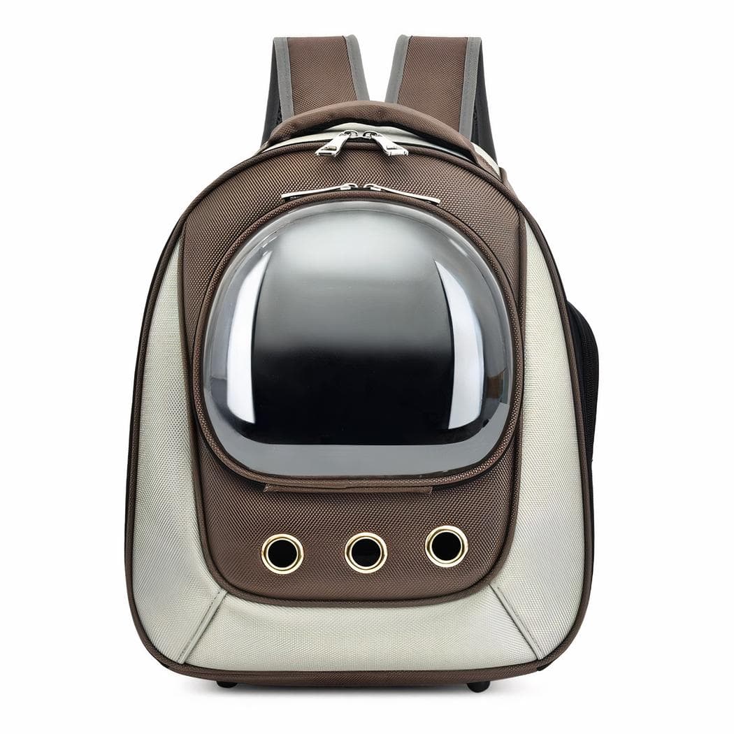 Sac à dos imperméable pour chat et petit chien - gris