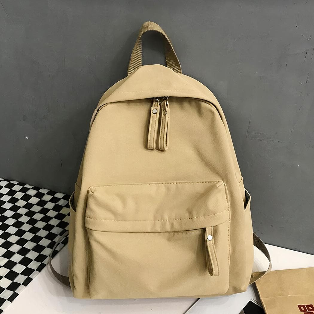 Sac à dos anti-vol en toile - jaune
