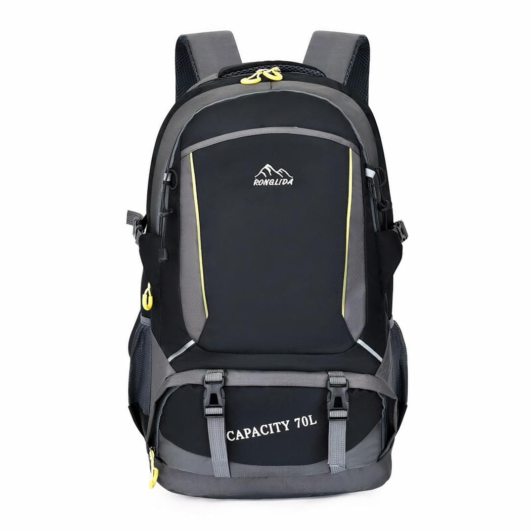 Sac à dos sport et camping étanche - noir