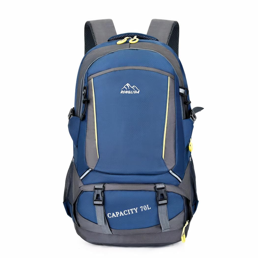 Sac à dos sport et camping étanche - bleu-fonce