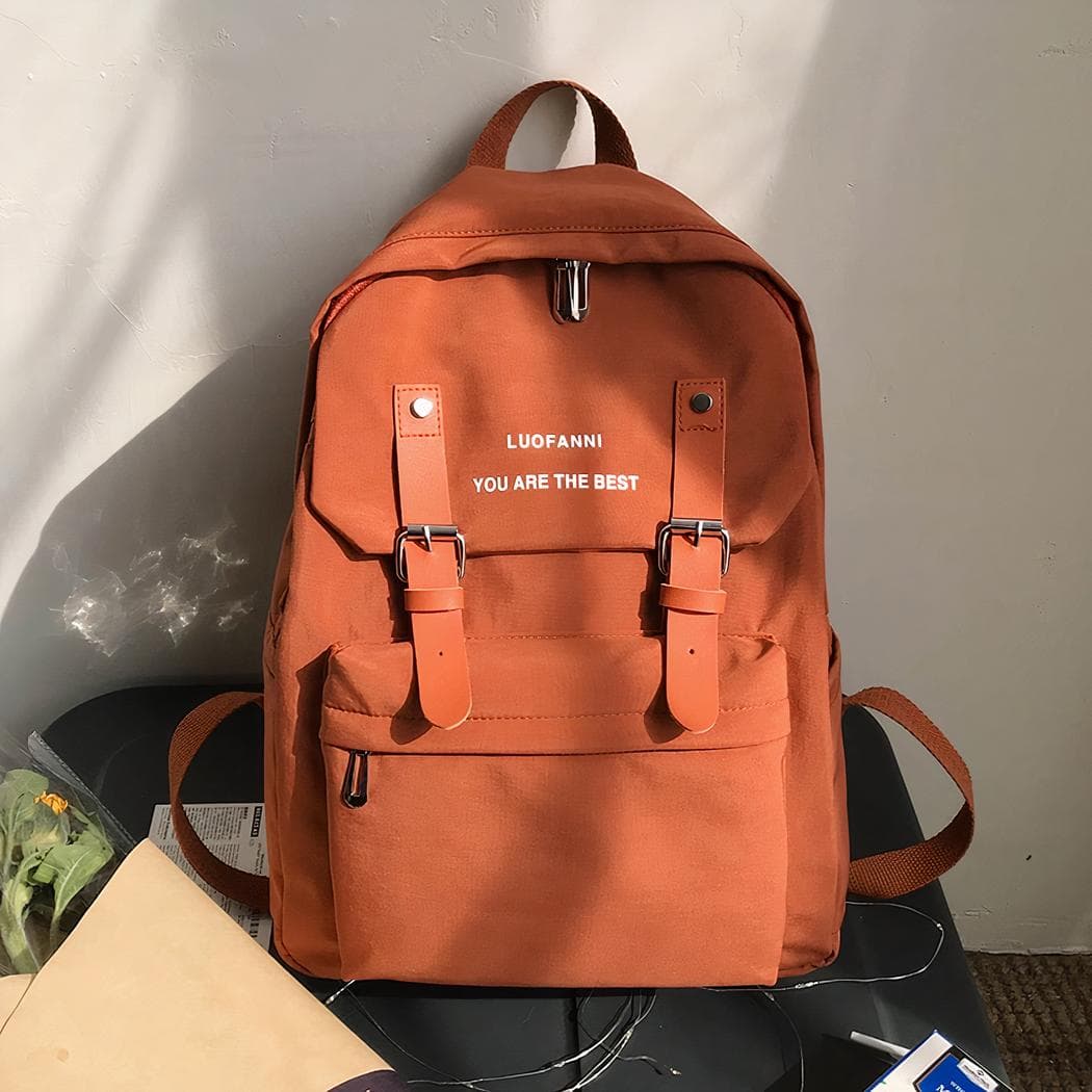 Sac à dos nouvelle tendance adolescent - orange