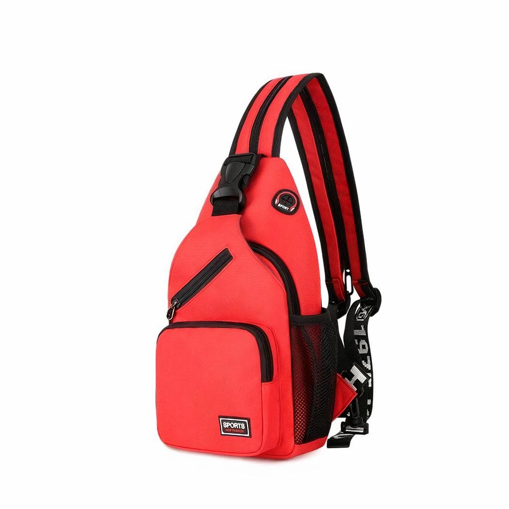 Petit sac de poitrine pour femme - rouge