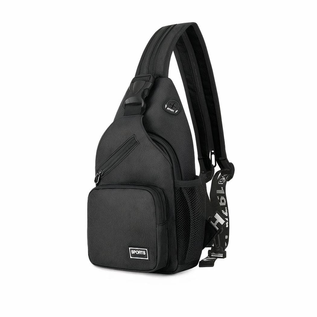 Petit sac de poitrine pour femme - noir