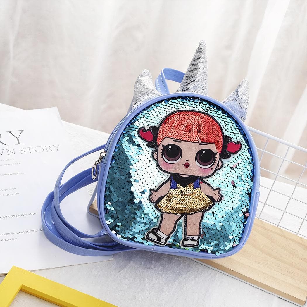 Sac à dos fille LOL Surprise - bleu