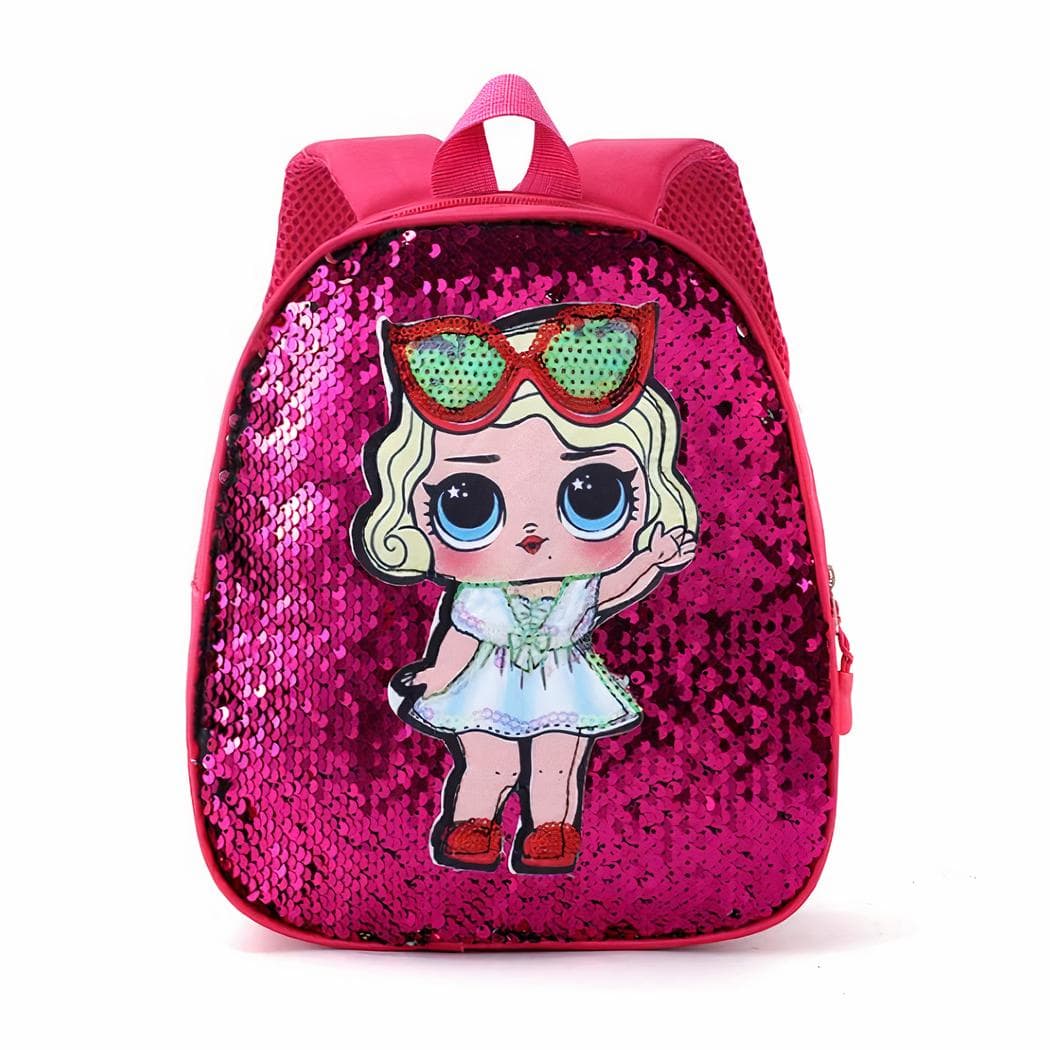 Sac à dos enfant motif LOL Suprise - rose