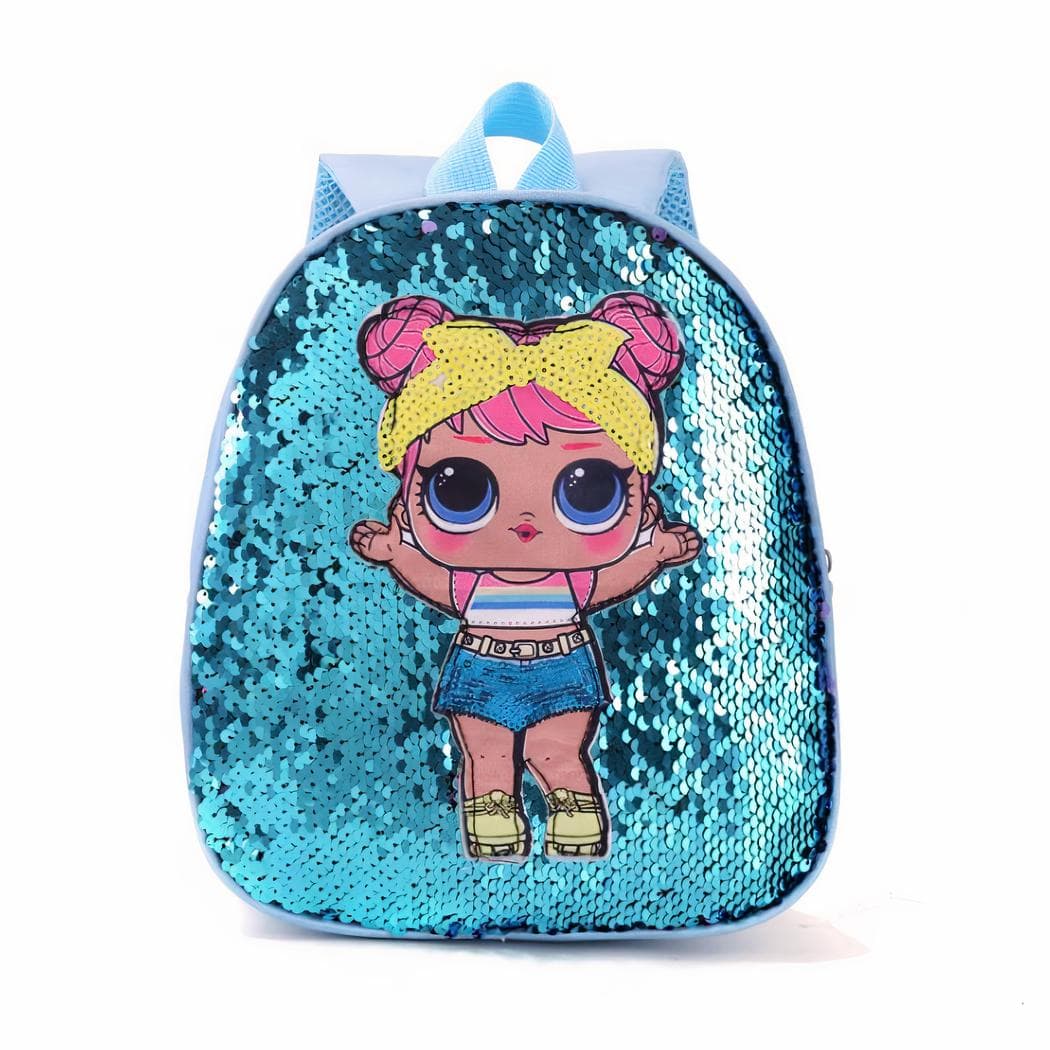 Sac à dos enfant motif LOL Suprise - bleu
