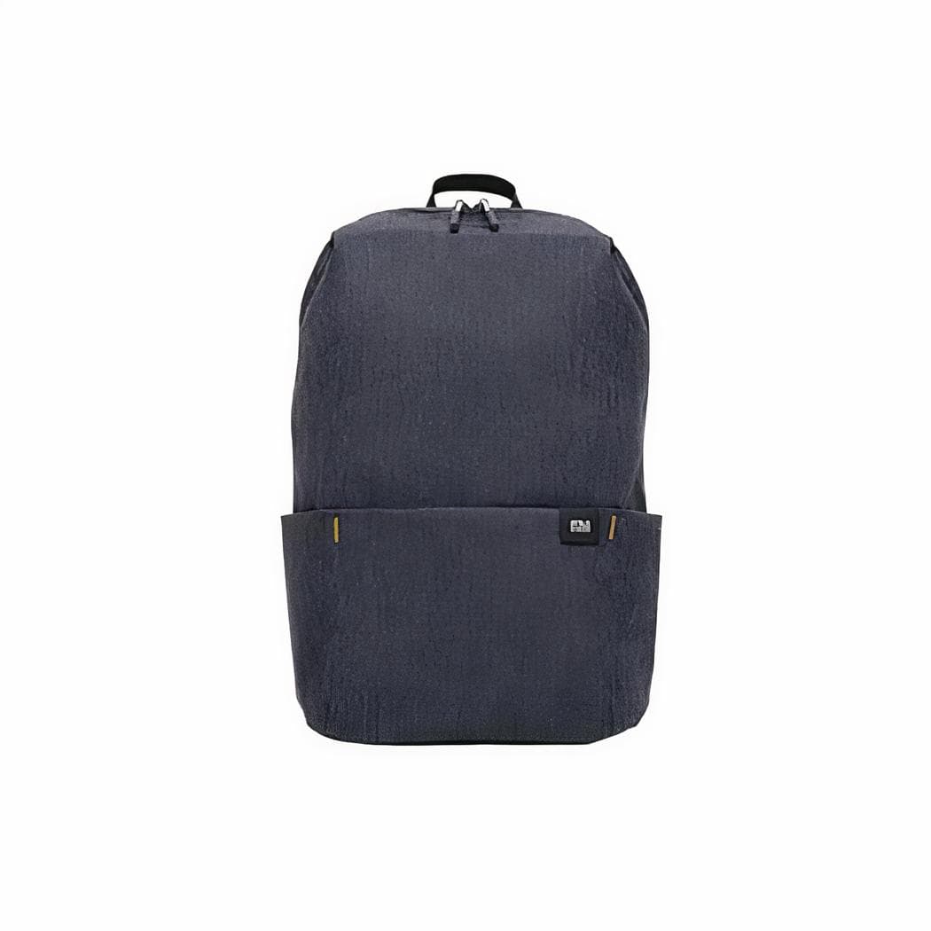 Sac à dos couleur unie style urbain - noir