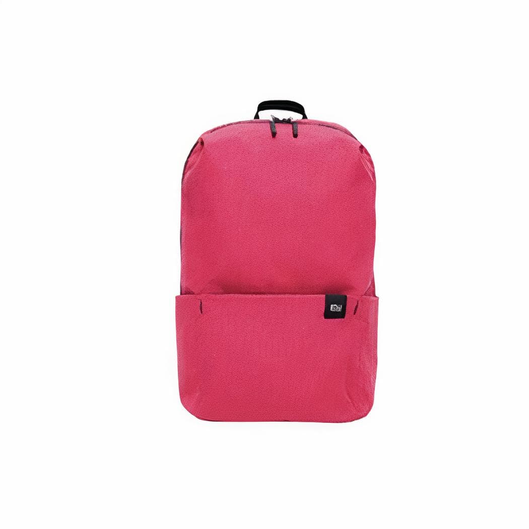 Sac à dos couleur unie style urbain - rose