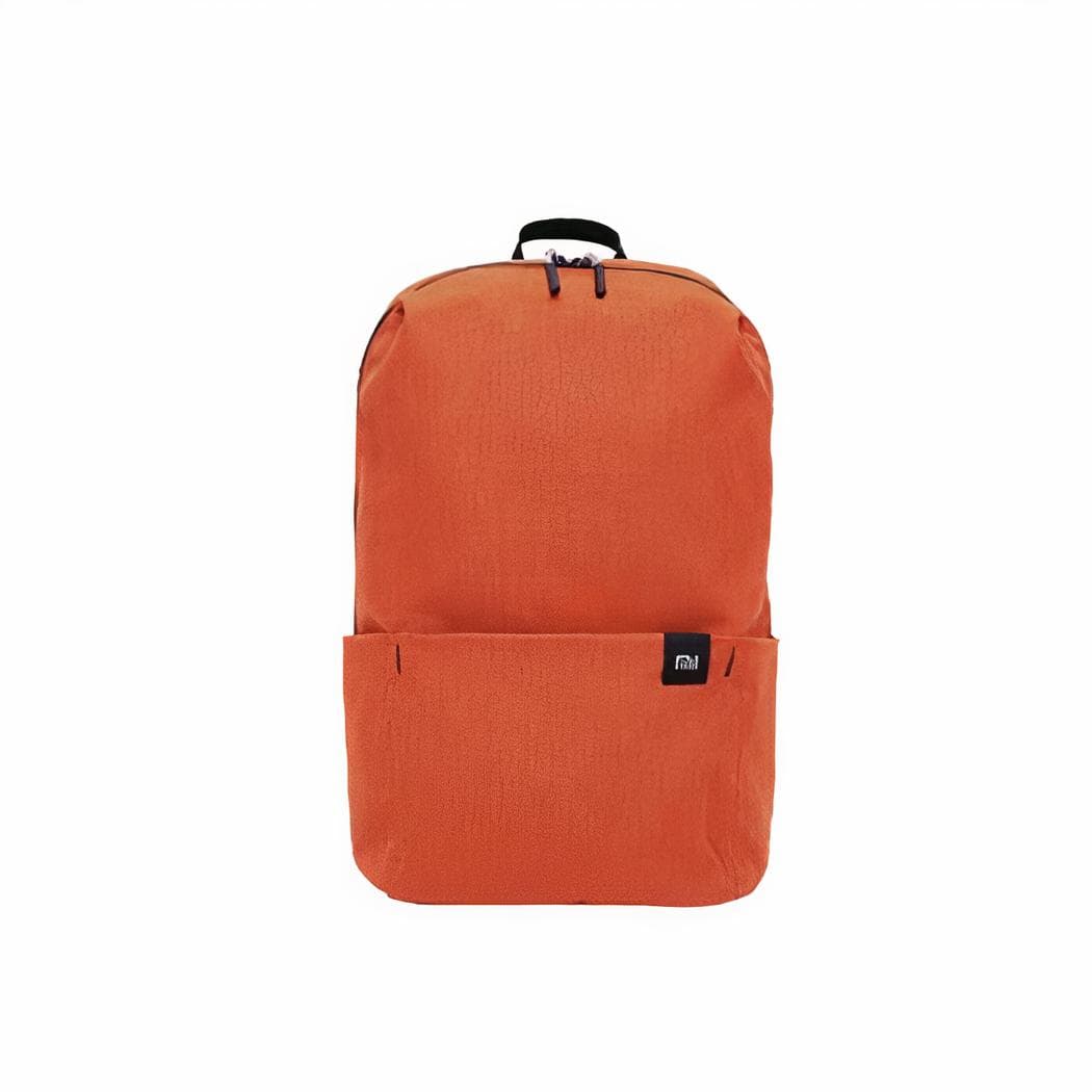 Sac à dos couleur unie style urbain - orange