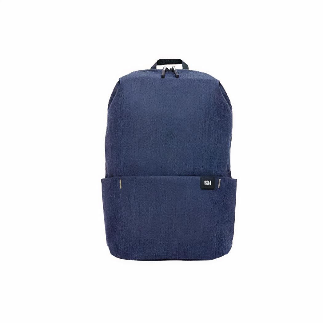 Sac à dos couleur unie style urbain - bleu-fonce