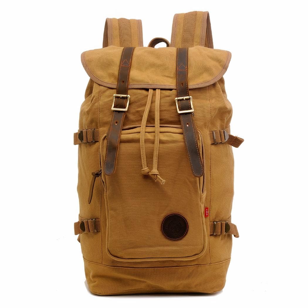 Sac à dos vintage multifonctionnel - beige