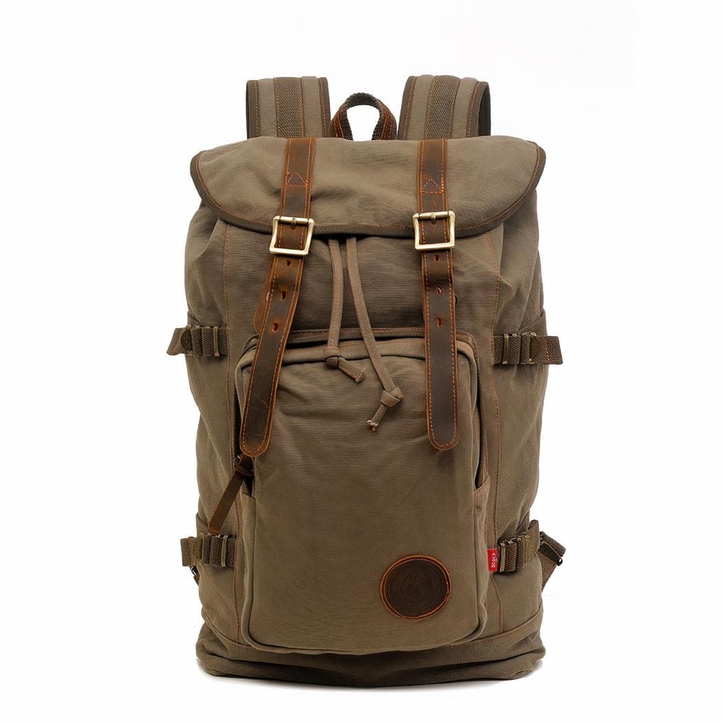 Sac à dos vintage multifonctionnel - gris