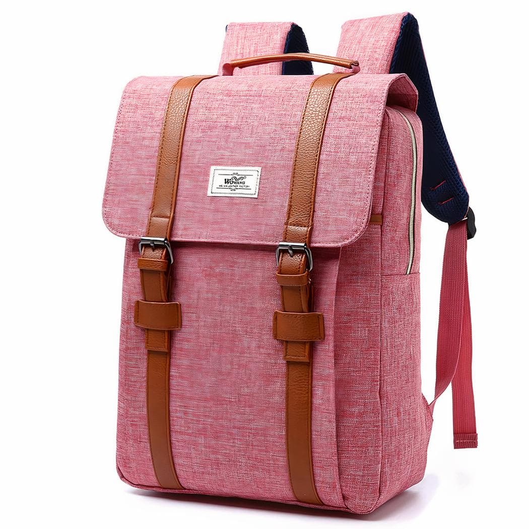 Sac vintage en toile - rose
