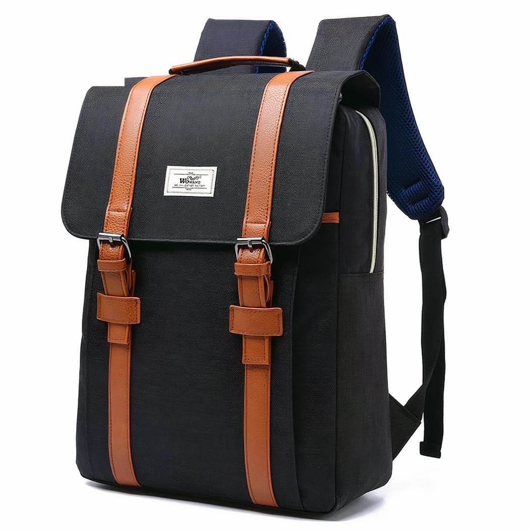 Sac vintage en toile - noir