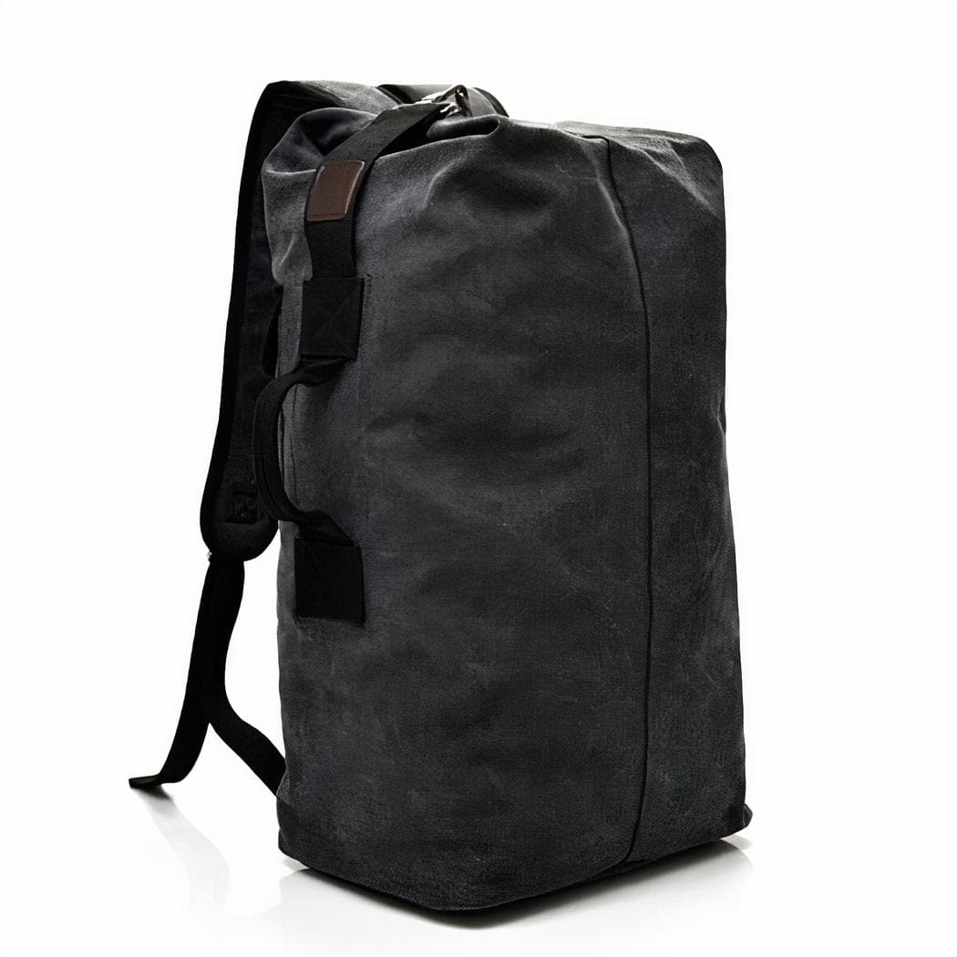 Sac à dos vintage de voyage - noir,m