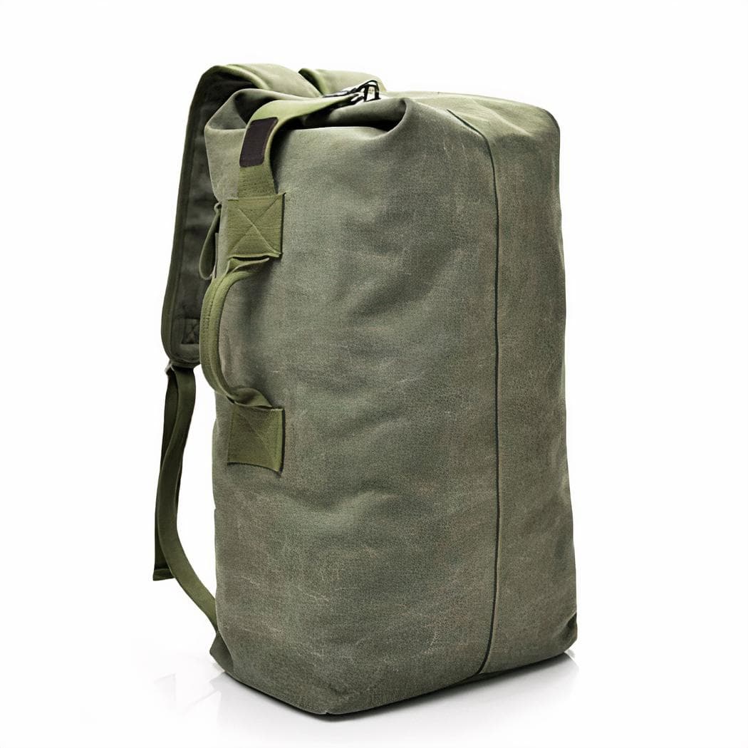 Sac à dos vintage de voyage - vert,l