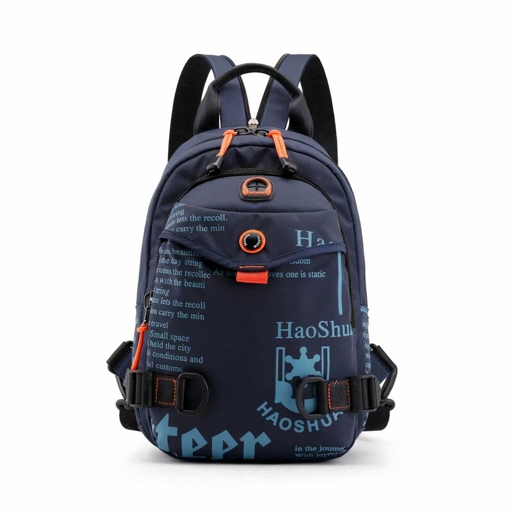 Sac à dos compact et stylé homme - bleu