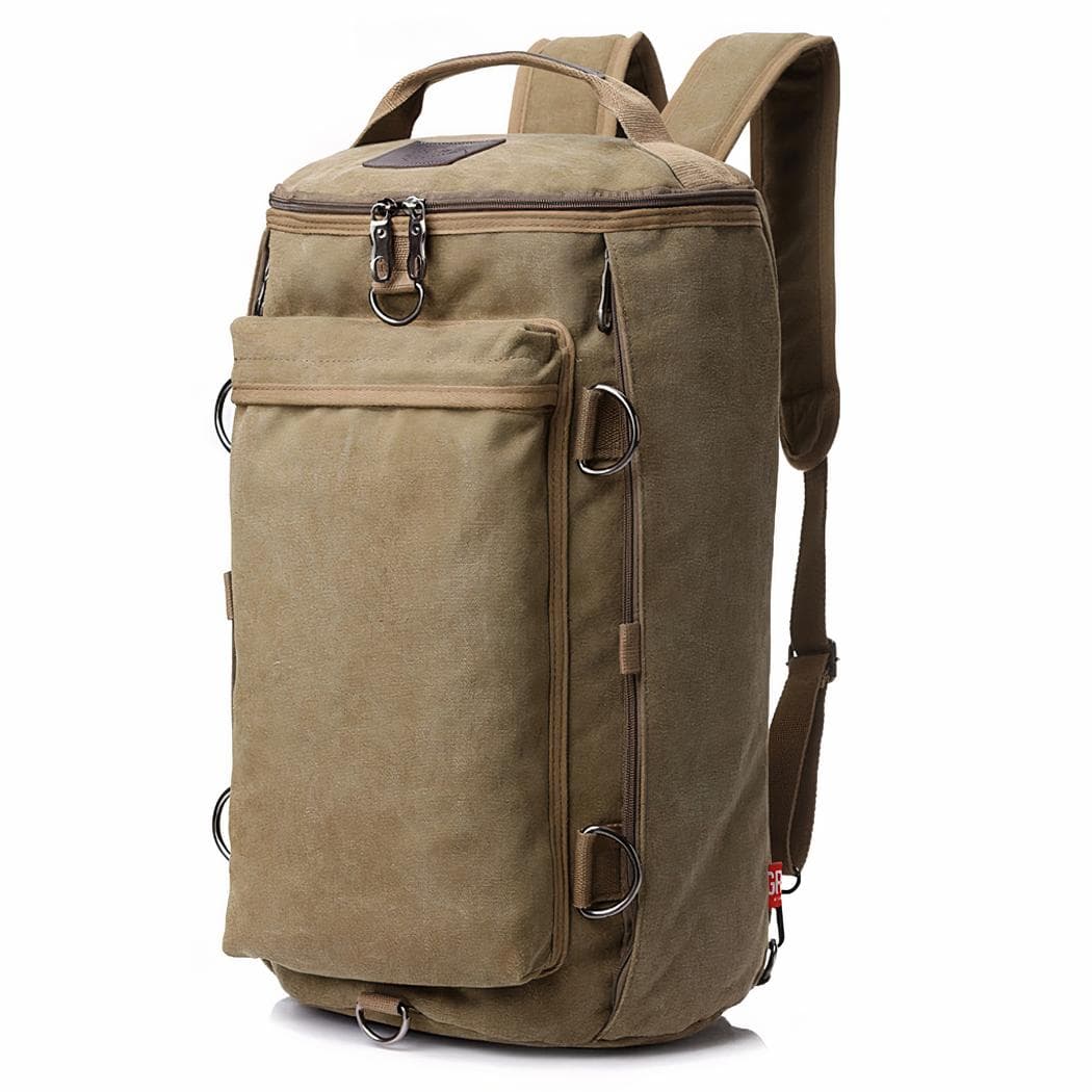 Sac vintage grande capacité - beige