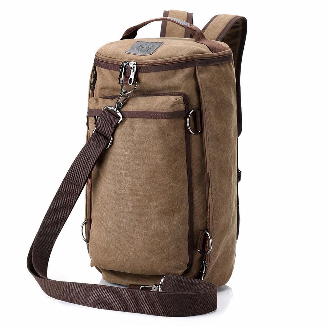 Sac vintage grande capacité - marron