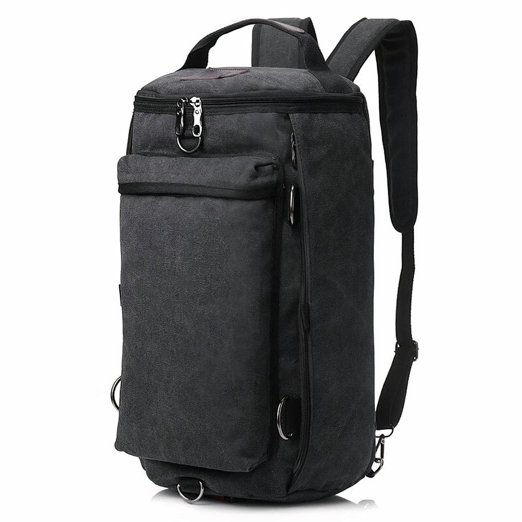 Sac vintage grande capacité - noir