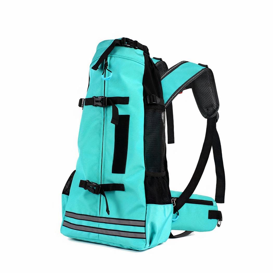 Sac à dos respirant pour grand chien - vert,m