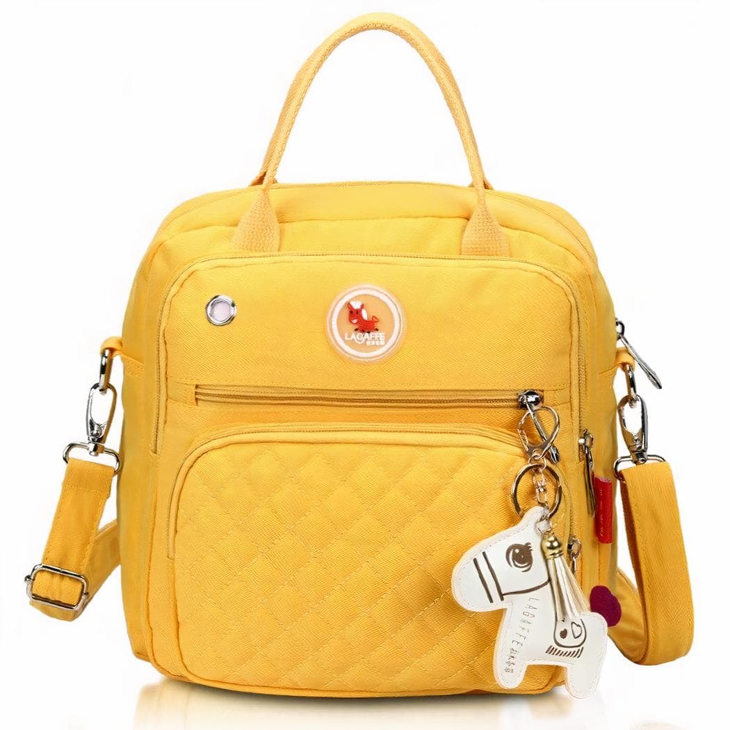 Sac à langer bébé élégant et imperméable - jaune