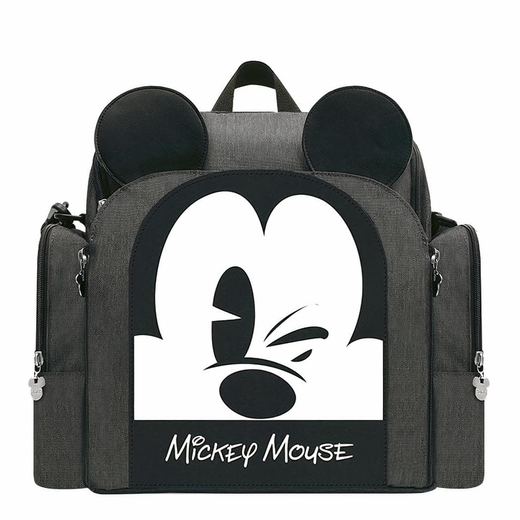 Sac à langer Mickey pour bébé - gris