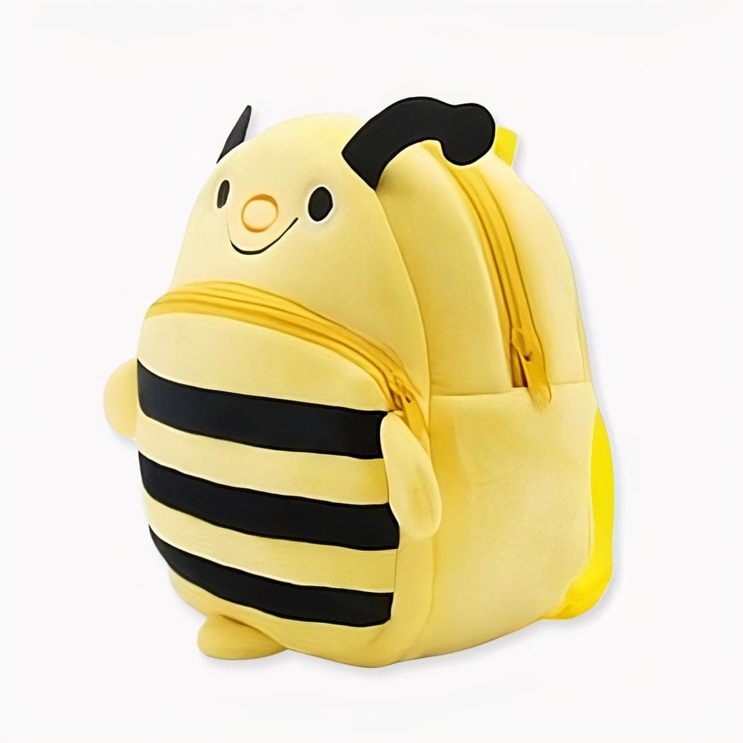 Sac à dos en forme d'abeille en peluche