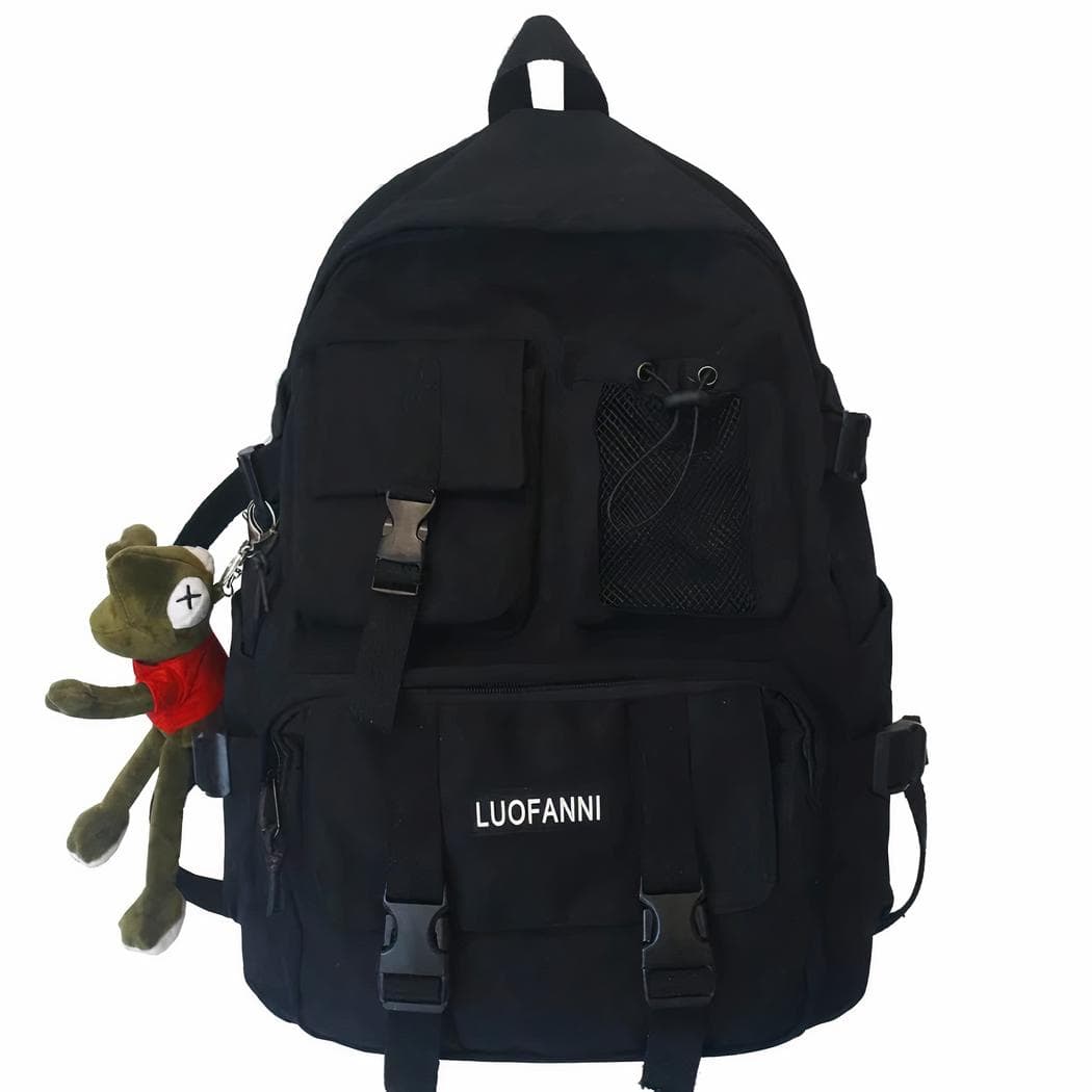 Sac à dos de voyage tendance - noir