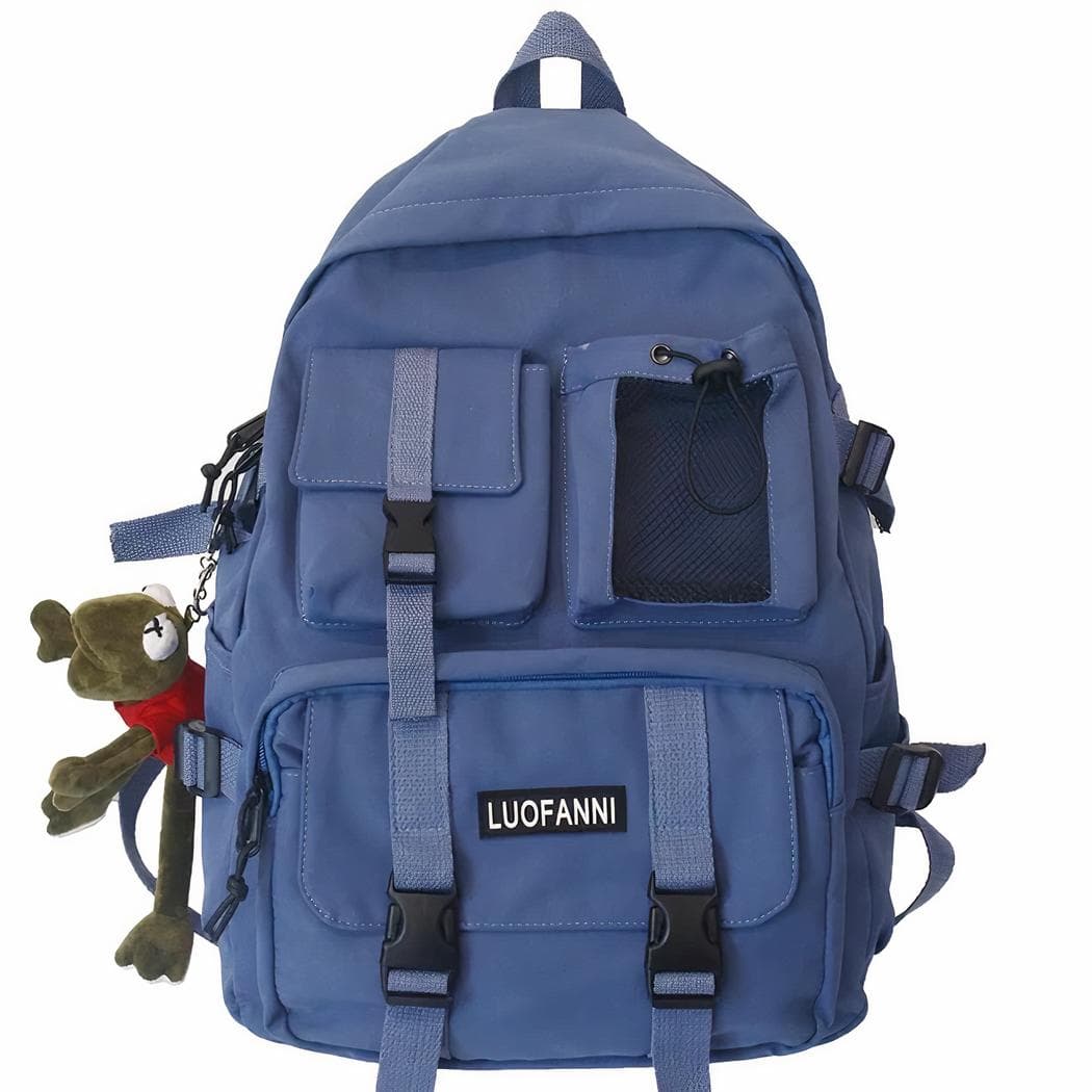 Sac à dos de voyage tendance - bleu