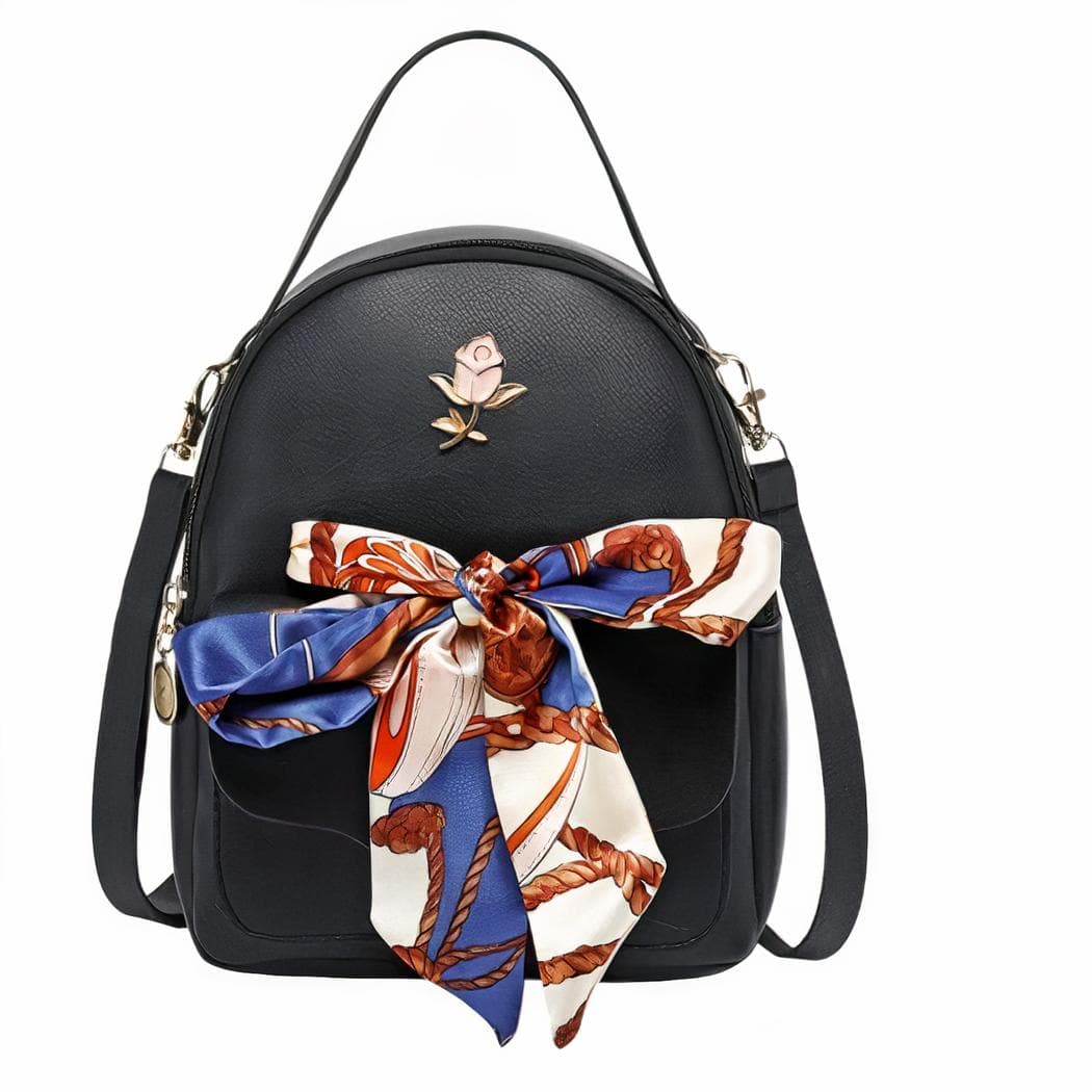 Mini sac à dos femme style coréen - noir