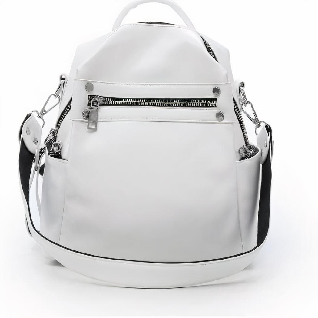 Sac à dos femme style décontracté - blanc