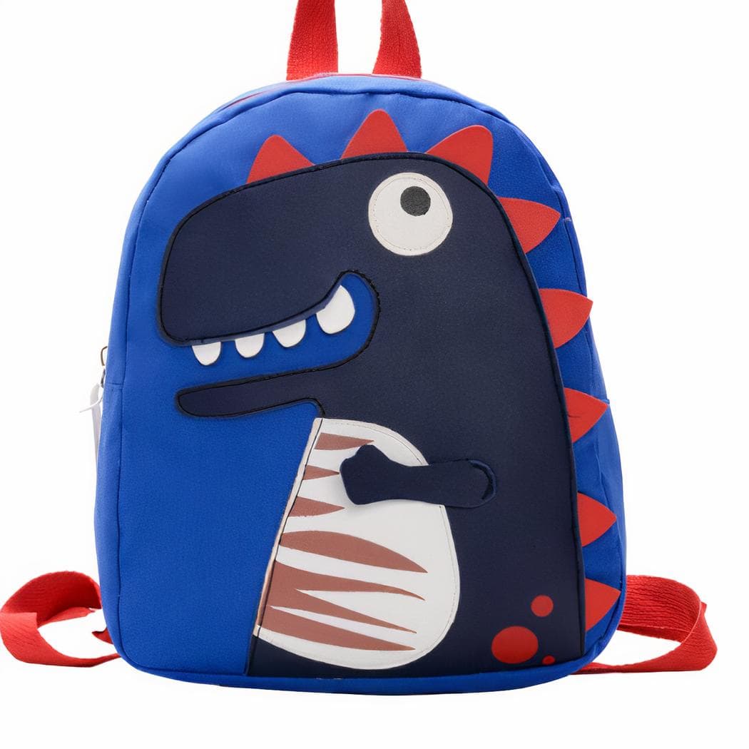 Sac à dos enfant motif dinosaure Kawaii - bleu