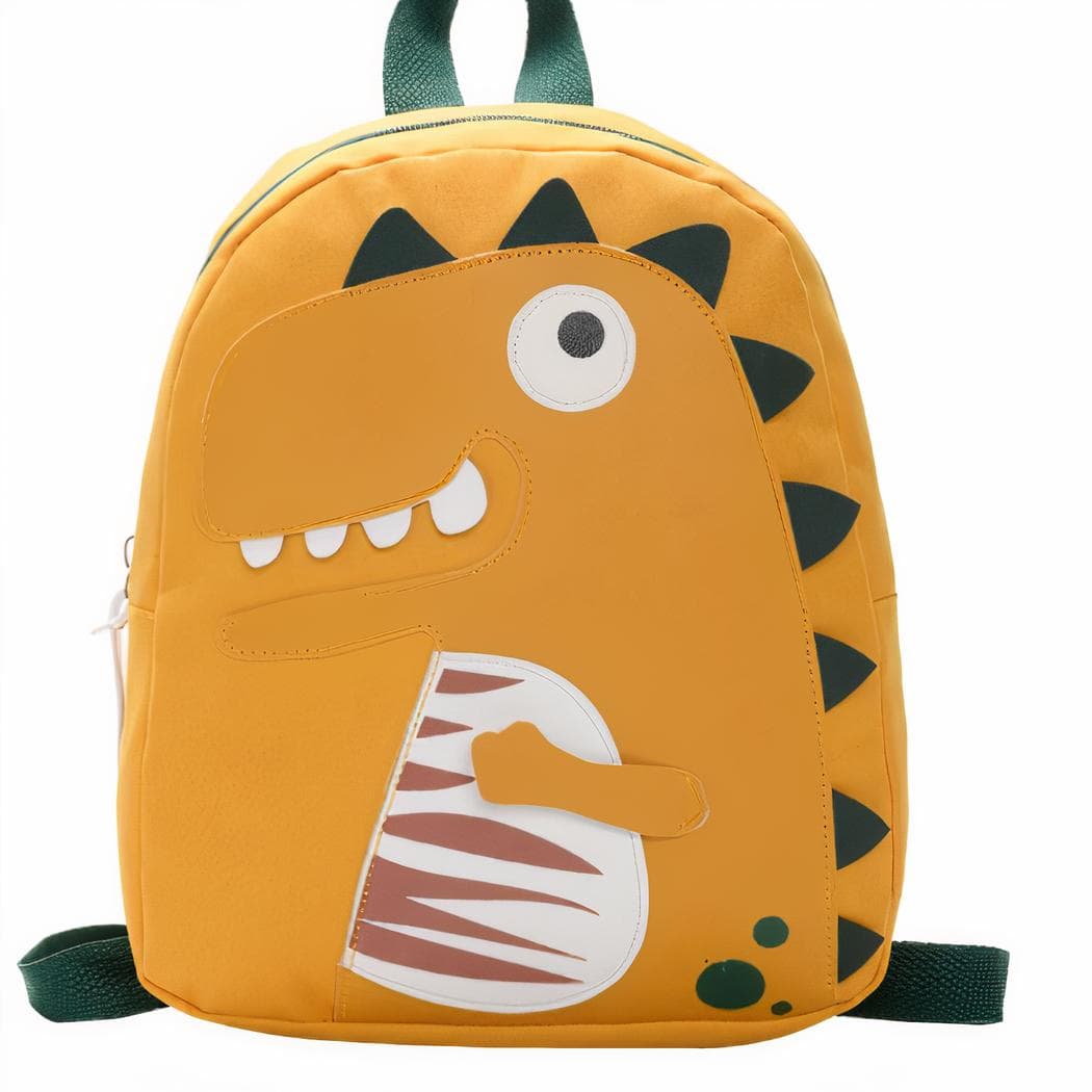 Sac à dos enfant motif dinosaure Kawaii - jaune