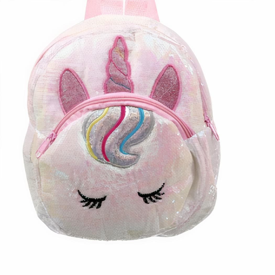Sac à dos licorne enfant à paillettes brillantes - blanc