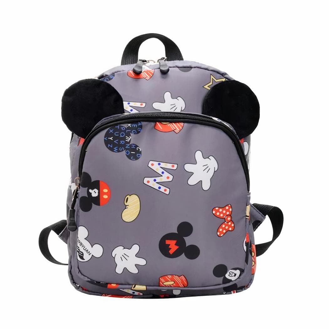 Sac à dos pour enfant avec imprimé Mickey - gris