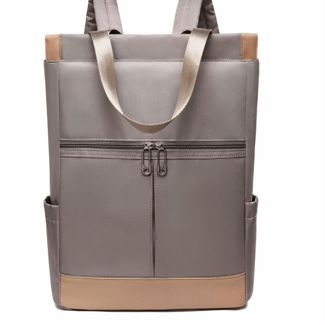 Sac à dos femme étanche pour ordinateur - gris