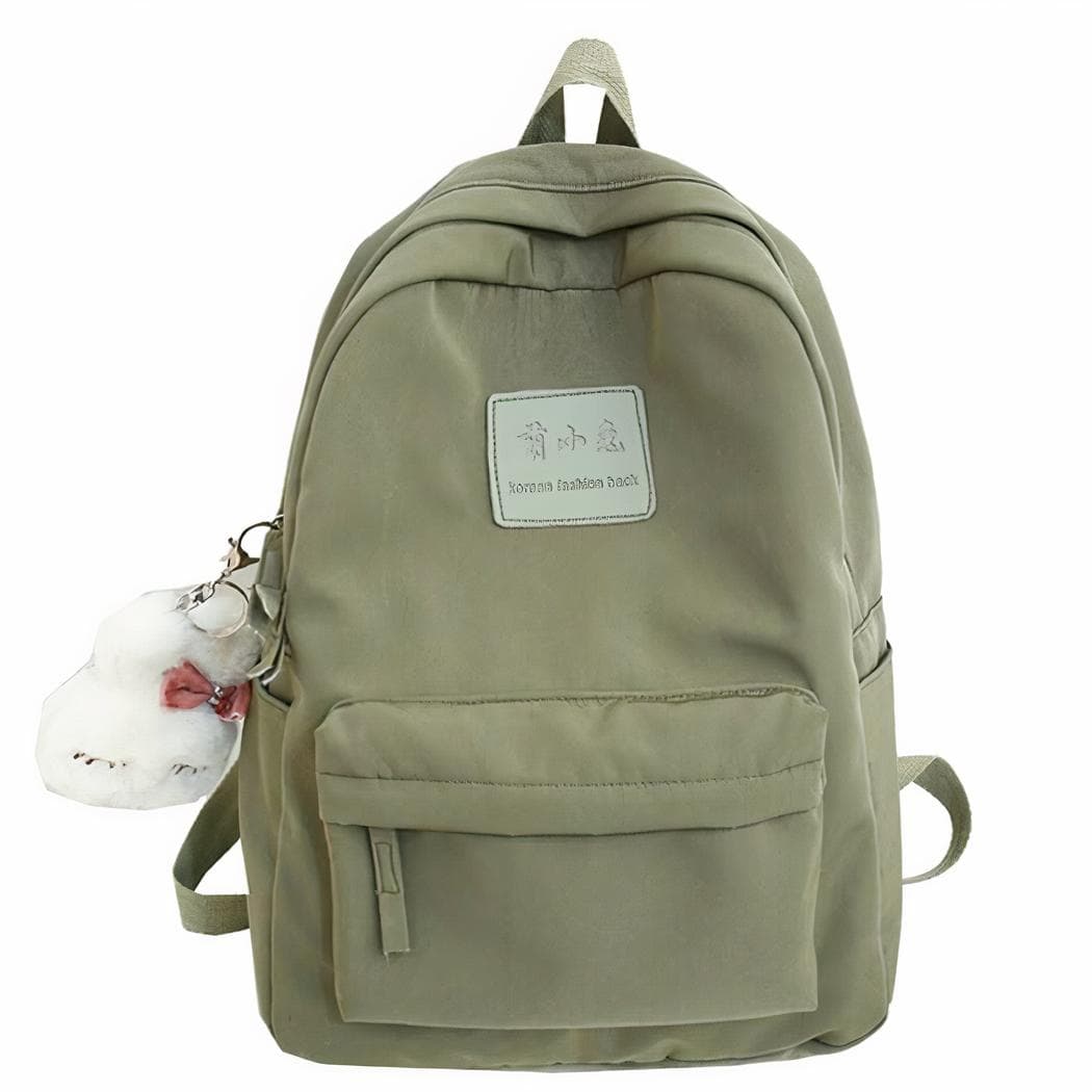 Sac à dos imperméable en nylon pour ado - vert