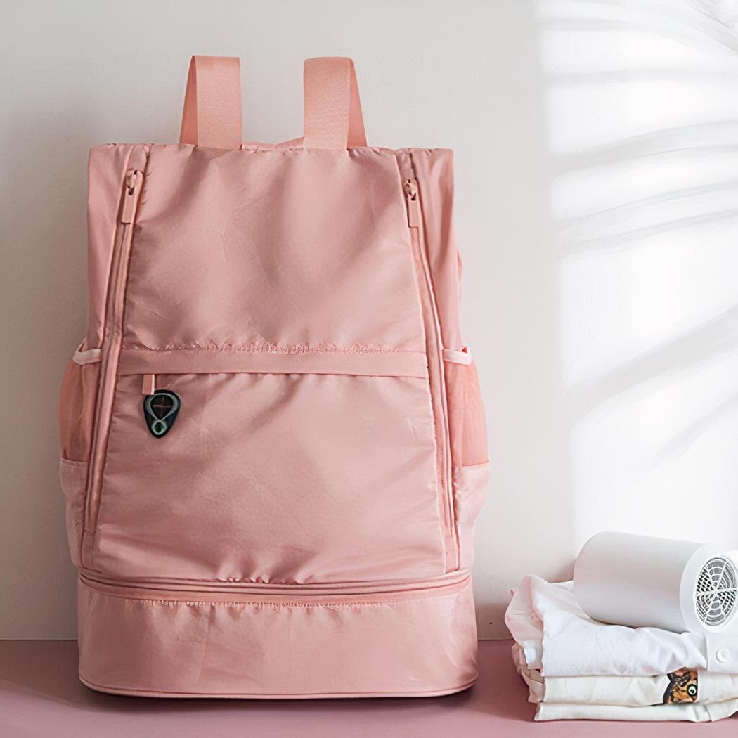 Sac à dos femme sport yoga - rose